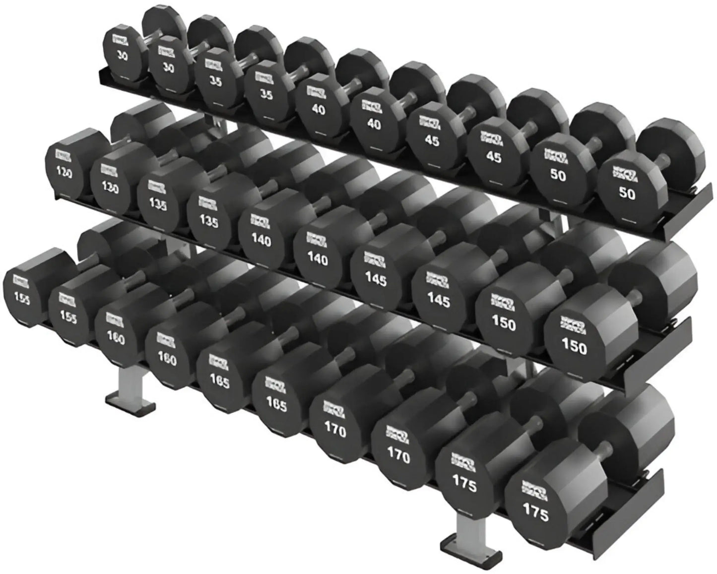 Hammer Strength 3 Tier Dumbbell Rack (Remanufactured)