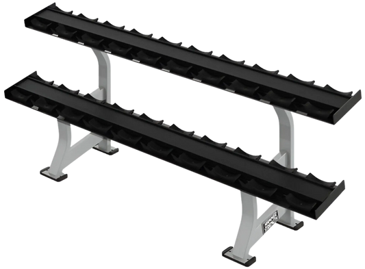 Hammer Strength 2 Tier Dumbbell Rack (Remanufactured)